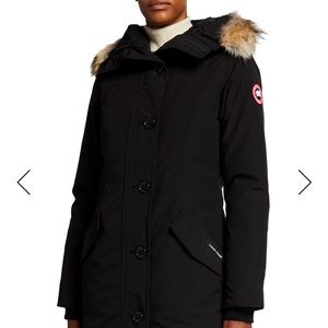 Authentic Canada Goose Rossclair Parka with Fur Hood